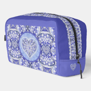 Keramische kant Blauw van Griekenland Toilettasje