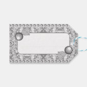 Keramische Kant grijs Cadeaulabel (Voorkant (Horizontaal))