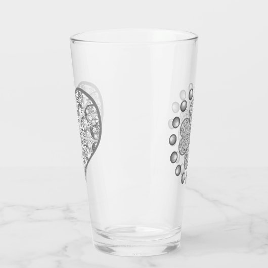 Keramische Kant grijs Glas (Links)