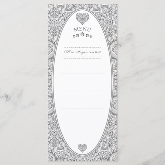 Keramische Kant grijs Menu (Voorkant)