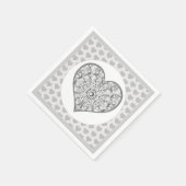 Keramische Kant grijs Servet (Hoek)