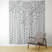 Keramische Kant grijs Wandkleed (In situ)