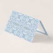 Keramische kant Lichtblauw Kaart (Achterkant)