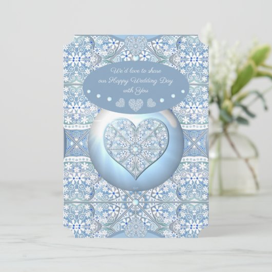 Keramische Kant Lichtblauw Kaart (Staand voorkant)