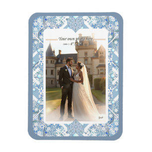 Keramische kant Lichtblauw Magneet