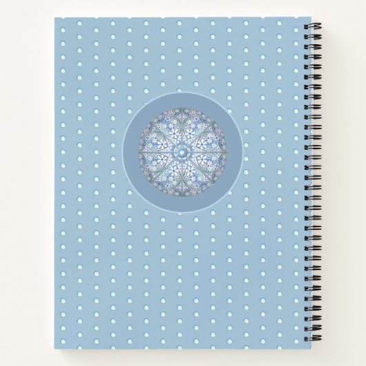 Keramische Kant Lichtblauw Notitieboek (Achterkant)