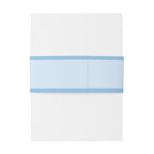 Keramische Kant Lichtblauw Uitnodigingen Wikkel (Achterkant Voorbeeld)