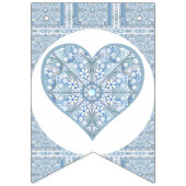 Keramische Kant Lichtblauw Vlaggetjes (Eerste vlag)