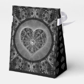 Keramische Kant Zwart Bedankdoosjes (Achterkant)