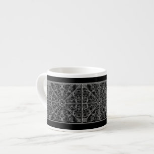 Keramische kant zwart espresso kop