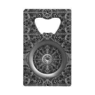 Keramische kant zwart kredietkaart flessenopener