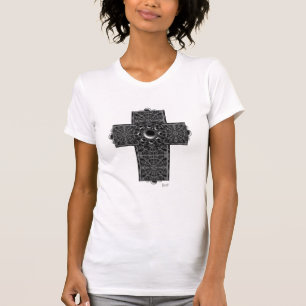 Keramische kant zwart t-shirt