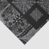 Keramische kant zwart tissuepapier (Detail)