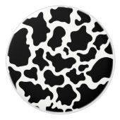 Keramische Kast Knob-Koe Print Knop (Voorkant)
