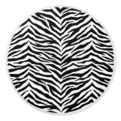 Keramische Kast Knop-Zebra Print Knop (Voorkant)