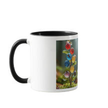keramische kersen koffiemok