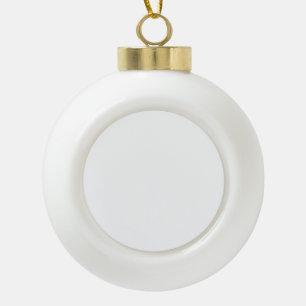 Keramische kerstversiering   Aangepaste ronde & fo Bal Ornament