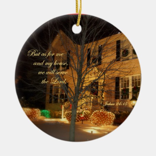 Keramische kerstversiering keramisch ornament (Voorkant)