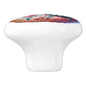 Keramische kip thema knop (Zijkant)