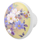 Keramische Knob/Floral Keramische Knop (Rechts)