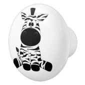 Keramische Knob/Zebra Knop (Rechts)