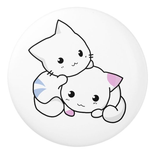 Keramische knop. Kat. Keramische Knop (Voorkant)