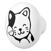 Keramische knop. Kat. Knop (Rechts)