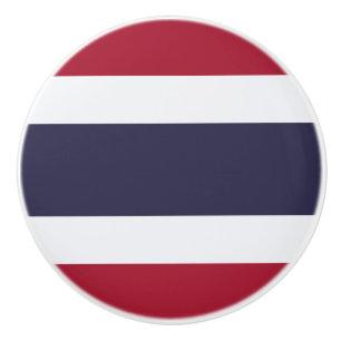 Keramische knop met vlag van Thailand