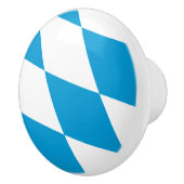 Keramische knop pull met vlag van Beieren (Rechts)