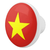 Keramische knop pull met vlag van Vietnam (Rechts)