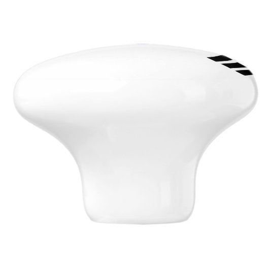 Keramische knop pull met vlag van Zuid-Korea (Zijkant)