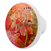 Keramische knoppen - Bloemen Zijderzijde (Rechts)