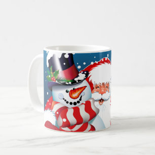 Keramische koffie Mok-kerstman & kast Koffiemok