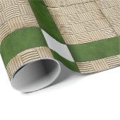 Keramische mediterrane tegels groene grijs cadeaupapier (Rol Hoek)