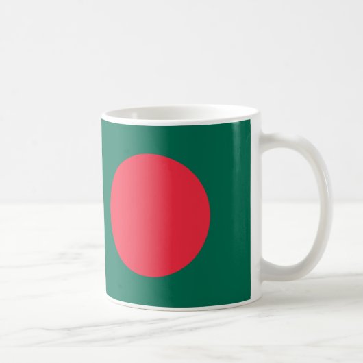 Keramische Mok onder de vlag van Bangladesh (Rechts)