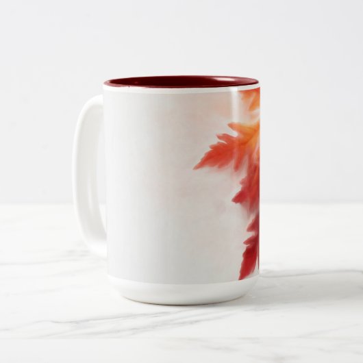 Keramische Mok voor zachte Herfst (Voorkant links)