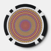 Keramische Poker Chips - Kaleidoscoop (Achterkant)