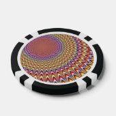 Keramische Poker Chips - Kaleidoscoop (Enkel)