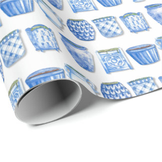 Keramische potten cadeaupapier
