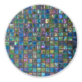 Keramische Shiny Multicolor Tiles Knop (Voorkant)