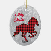 Keramische sieraardenversiering met rode en zwarte keramisch ornament (Rechts)