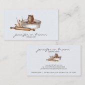 Keramische speelkunst visitekaartje (Voorkant / Achterkant)