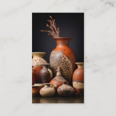 Keramische studio visitekaartje (Achterkant)