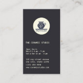 Keramische studio visitekaartje (Voorkant)