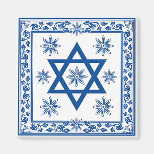 Keramische Tegel, Azulejo in het Portugees en jood Magneet