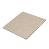 Keramische tegel beige streep vierkant tegeltje (Zijkant)