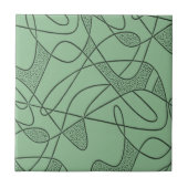 Keramische tegel: CONTEMPO - SEAFOAM GREEN Tegeltje (Voorkant)