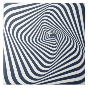 Keramische Tegel - door de Moderne Abstracte Tunne Tegeltje