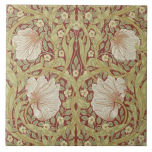 Keramische tegel fireplace William Morris design 0 Tegeltje