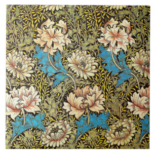 Keramische tegel fireplace William Morris design 0 Tegeltje